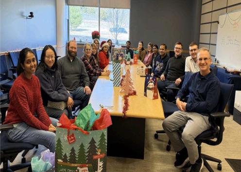 VAFC members at a holiday party